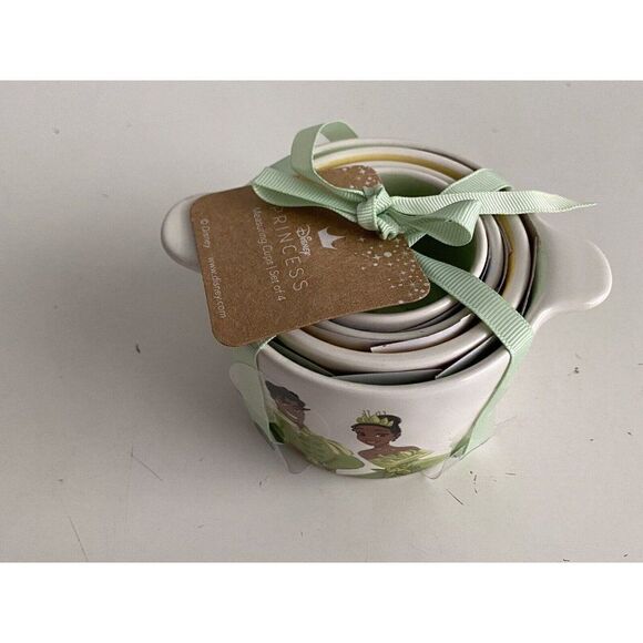 RAE DUNN Disney Princess & The Frog Tiana Naveen Nesting Measuring Cups Set Of 4 - Picture 3 of 10